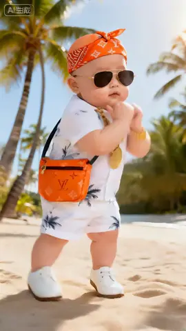 Cute baby cool dancing#funny #cute #baby #dancing #ai 