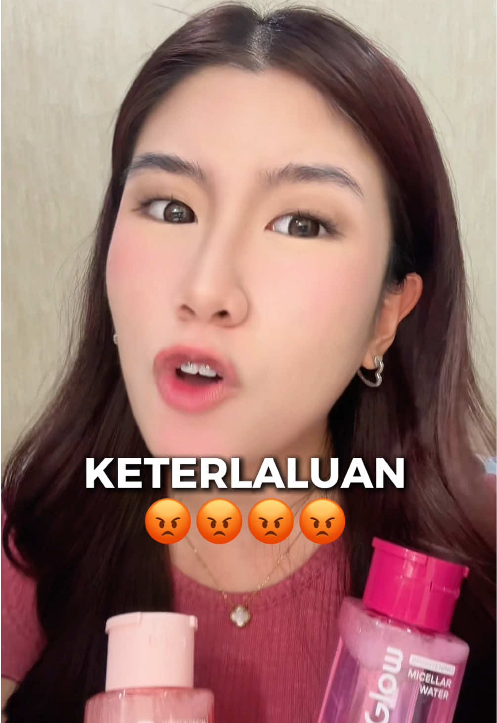 KETERLALUAN BANGET SIH INI😡 EMANG BOLEH KELUARIN MICELLAR WATER SE GONG INI😭⁉️ #fyp #foryoupage #indonesia #viral #micellarwater #skincare #brighteningmicellar #brighteningmicellarG2G #G2G #glad2glow 