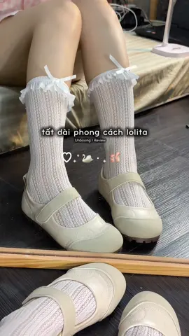 Tất dài phong cách lolita #tatlolita #tatdaiquagoi #review #bythaomi 