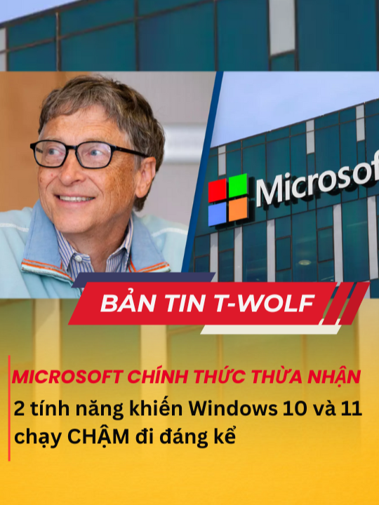 Microsoft chính thức thừa nhận 😱 2 tính năng này khiến Windows 10 và 11 chạy CHẬM đi đáng kể     #twolf #microsoft #Windows10 #Windows11 #TechTips #winupdate #congnghe