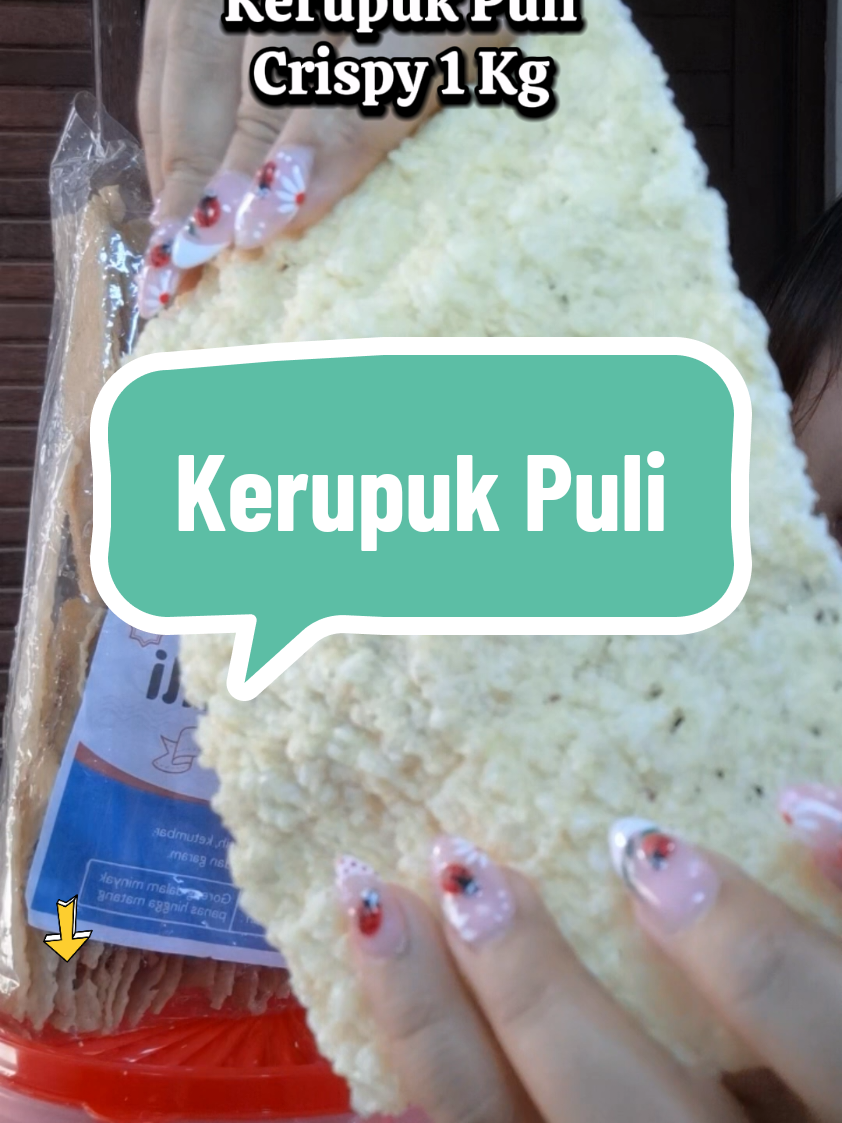 Kerupuk puli mentah 1kg #kerupukpuli #kerupuk #kerupuknasi #kerupukviral 