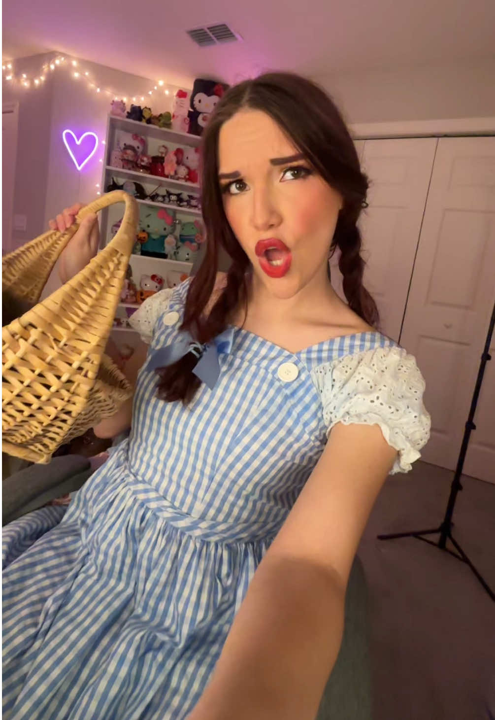 dorothy halloween costume ❤️✨(gifted)  #dorothy #halloweencostume #wizardofoz #halloween #costume 