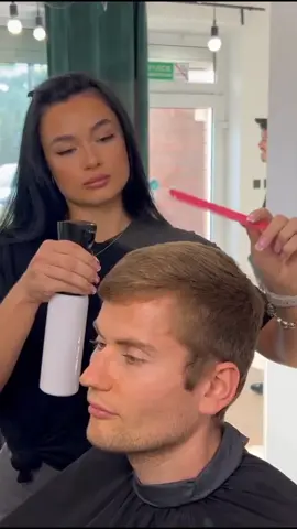 She Knows Everything, Full Service By Lady Barber. #asmr #barbergirl #grwm #fypfyp #fadehaircut 