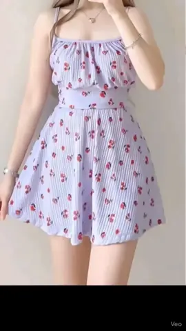 Women's Floral Spaghetti Strap Mini Dress #minidress #OOTD 