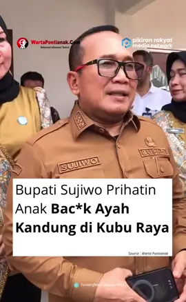 Bupati Kubu Raya, Sujiwo, menyampaikan rasa prihatin mendalam atas kasus trag!s 4nk yang menganiaya ayah kandungnya. Menurutnya, peristiwa ini mencerminkan krisis nilai dan lemahnya komunikasi dalam keluarga. “Atas nama pemerintah dan pribadi, saya sangat prihatin. Ini peristiwa yang menyentuh nurani kita semua,” ujarnya. Sujiwo menegaskan pentingnya pendidikan karakter dan keharmonisan keluarga, serta berharap kejadian serupa tak terulang.  Ia juga berencana menjenguk korban dan mendoakan agar segera pulih. #wartapontianak #pikiranrakyatmedianetwork #prmn 
