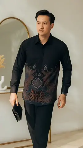 Kemeja Batik Motif Nawasena Hitam slim fit#kemejabatikpria #batikprialenganpanjang #kemejabatiknawasena