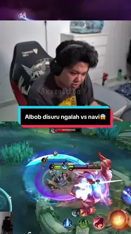 Kelaz bert harus tetap profesional dan mental juara 🔥  #evosalbert #rrqvsnavi #evosngalahvsnavi #MLBB9TH #mlbb 