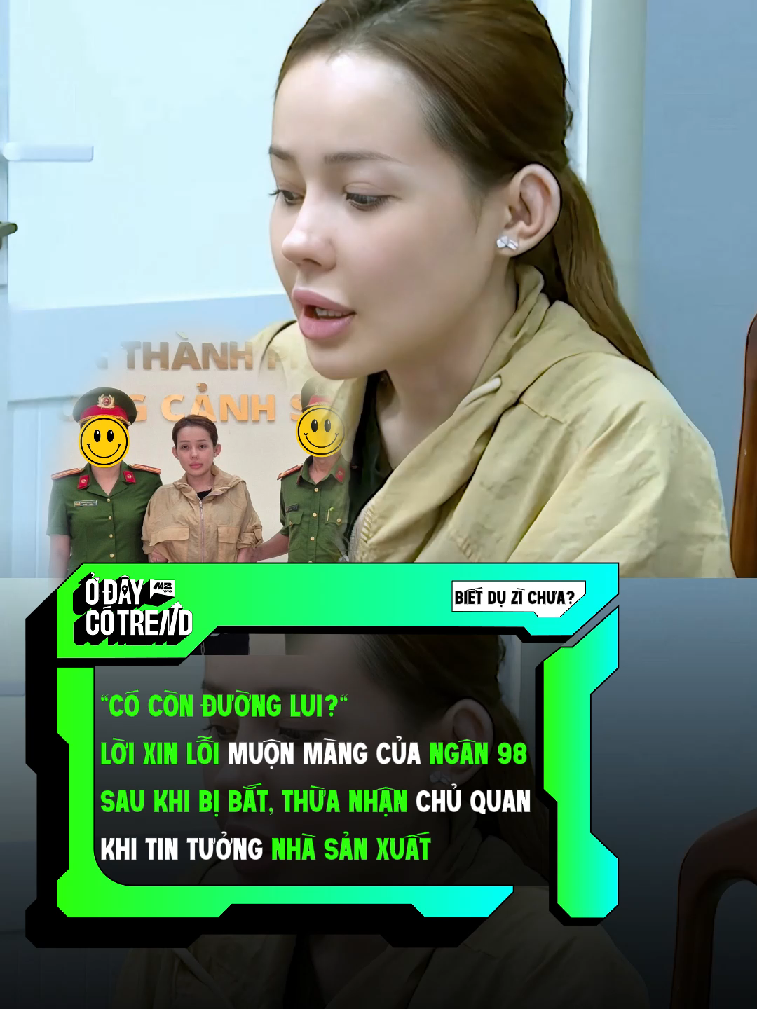 Lời xin lỗi muộn màng của Ngân 98❤️‍🔥✨#odaycotrend #mznews #mznetwork #vothingocngan #djngan98 #ngan98 #luongbangquang #tiktoknews #tiktokgiaitri #trend #fyp