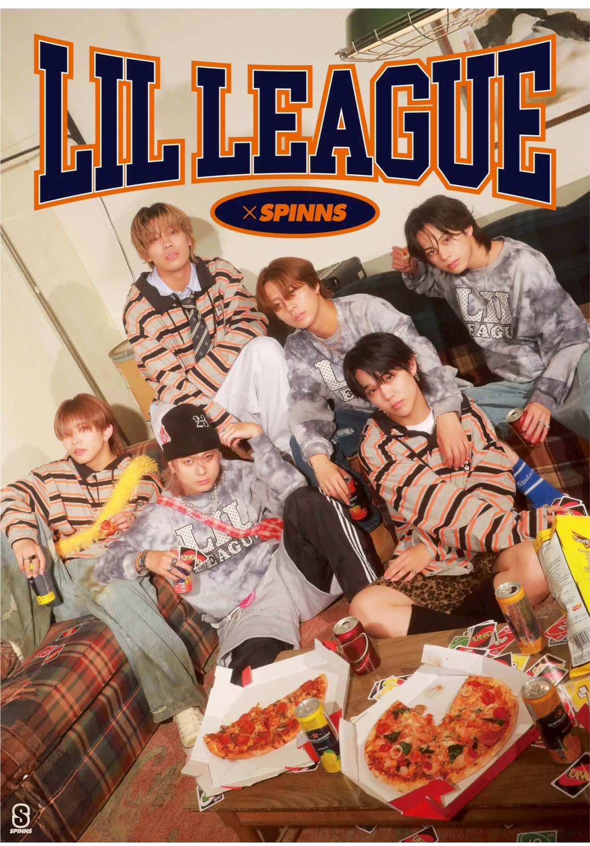 LDH所属のメンズグループ LIL LEAGUE とSPINNSのコラボアイテムの発売が決定💫.*･ﾟ アイテムのテーマは、 遊び心×ストリート感をミックスさせた 『ボーイズウィッシュコア』👕🍀 コラボアイテムの販売以外にも、 ノベルティや限定イベントの開催も🫣 詳しくはSPINNSの公式HPをチェックしてね☑️ #LILLEAGUE #リルリーグ @LIL LEAGUE 