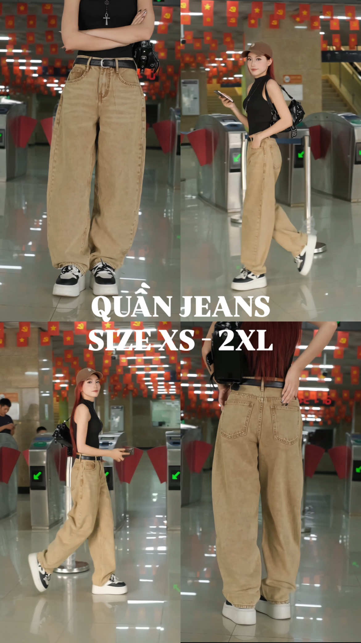 Quần jeans này màu độc đáo phết nha chị em #thuchamchi #quanao #thoitrang #OOTD #fashion 