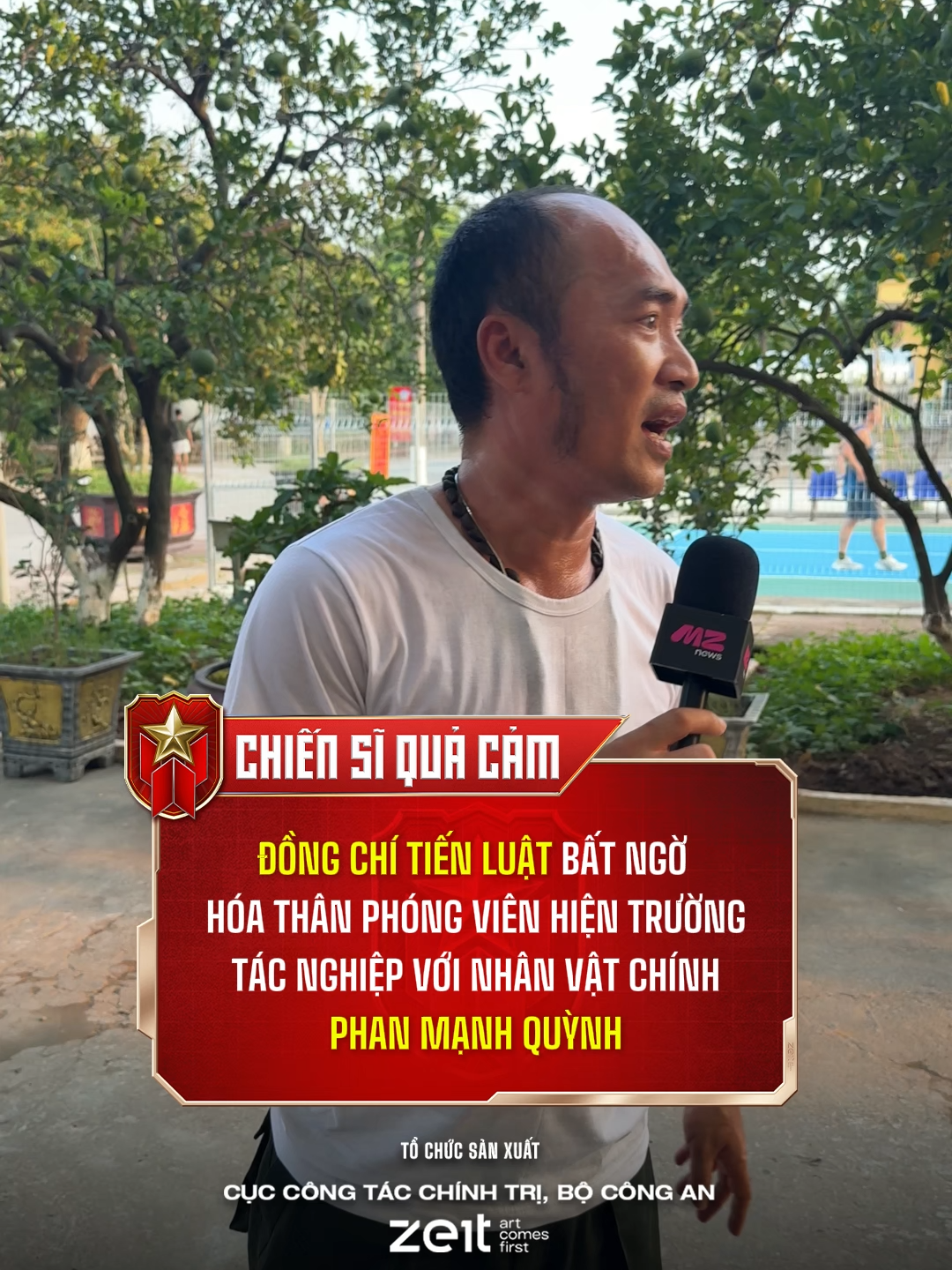 Tiến Luật hóa phóng viên hiện trường phỏng vấn đồng chí Phan Mạnh Quỳnh #ChienSiQuaCam #BoCongan #Zeit #TikTokGiaiTri #tienluat #phanmanhquynh