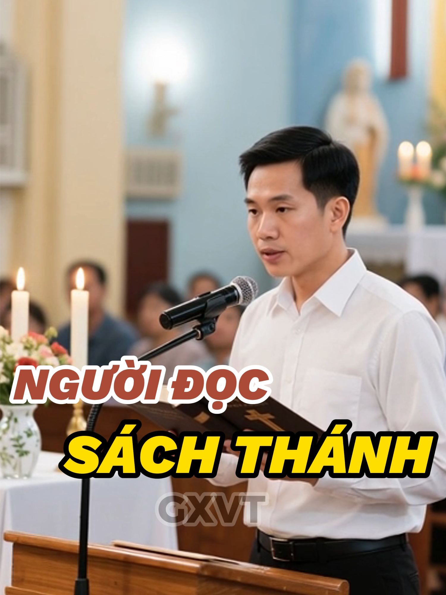 NGƯỜI ĐỌC SÁCH THÁNH - ĐỘC VIÊN LỜI CHÚA. #gxvt2024 #giaophanphanthiet #giaoxuvinhthuy #nhathovinhthuy #phanthiet #gxvt #docloichua #docvienloichua #phungvuloichua. #nguoiconggiao