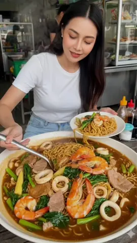 ทานราดหน้าทะเลกันค่ะ😋 #เทรนวันนี้  #เทรนกําลังฮิต  #ราดหน้าทะเล #สร้างจากAI  #สร้างภาพนิ่งให้เป็นวีดีโอ 