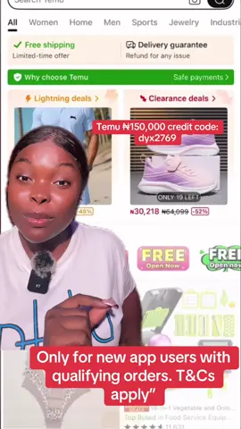 Temu app new users can win ₦150,000 by code: dyx2769. Temu credits only for new app users with qualifying orders. T&Cs apply