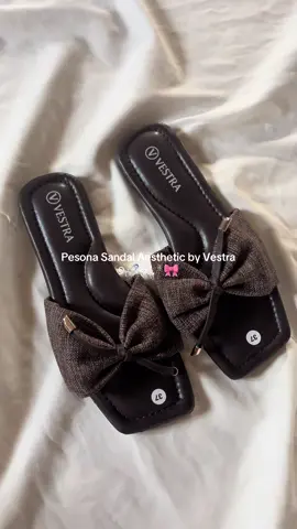 Pesona sandal aesthetic by vestra ୭🧷✧˚. ᵎᵎ 🎀 #sandalaesthetic #sandalwanitakekinian 