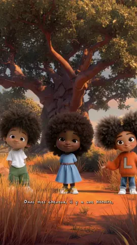 Comptine pour enfants : Mes cheveux, ma fierté. Valorisation des cheveux afro.  CUBKIDS, la suite sur YT 🎬 #comptines #kids #enfant #afrokids #afro