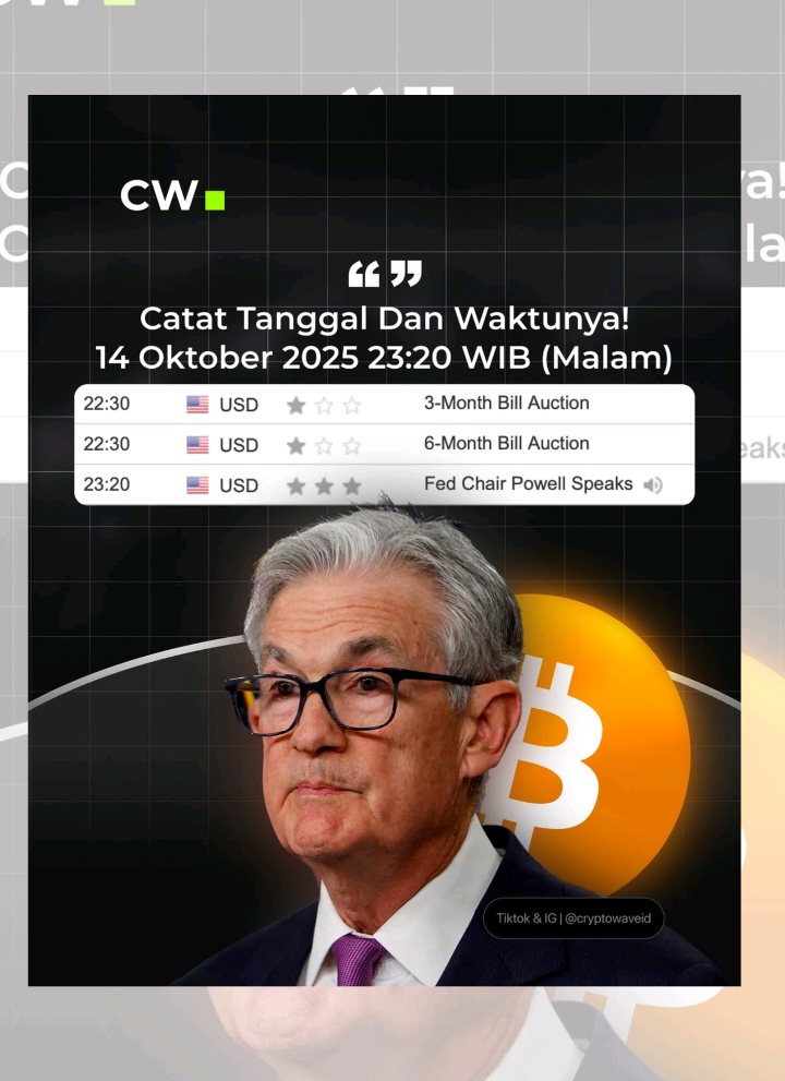 GIMANA PREDIKSI KALIAN NANTI?👀 sc : ig/cryptowaveid Bantu Follow, Like, & Share Sobat CW✨🤳🏼 #CryptoWave #TradingCrypto #Fyp #Bitcoin #JeromePowell 