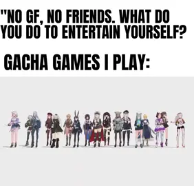 gaming is the best thing there is. by the way, too bad Paimon isn't there  #arknights #punishinggrayraven #GenshinImpact #azurlane #bluearchive 