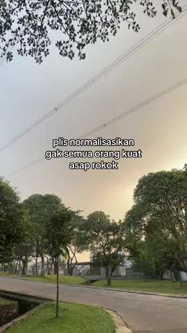 semenjak sakit bener2 sensitif bgt sama asap apapun, bahkan polusi dr jalanan aja bener2 gak sanggup bgt.