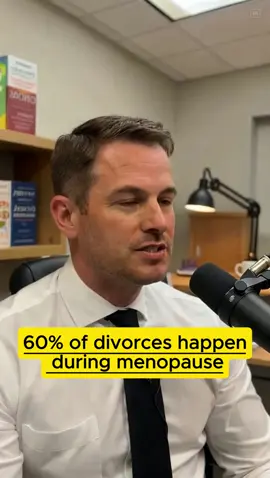 60% of divorces happen during menopause — not because love fades, but because understanding does. If you’re a husband, this is your reminder: she doesn’t need you to fix her. She needs you to stay, to listen, and to learn. #MenopauseAwareness #MarriageAfter40 #MenSupportingWomen #PerimenopauseJourney #RelationshipAdvice #HormoneHealth #ListenToUnderstand