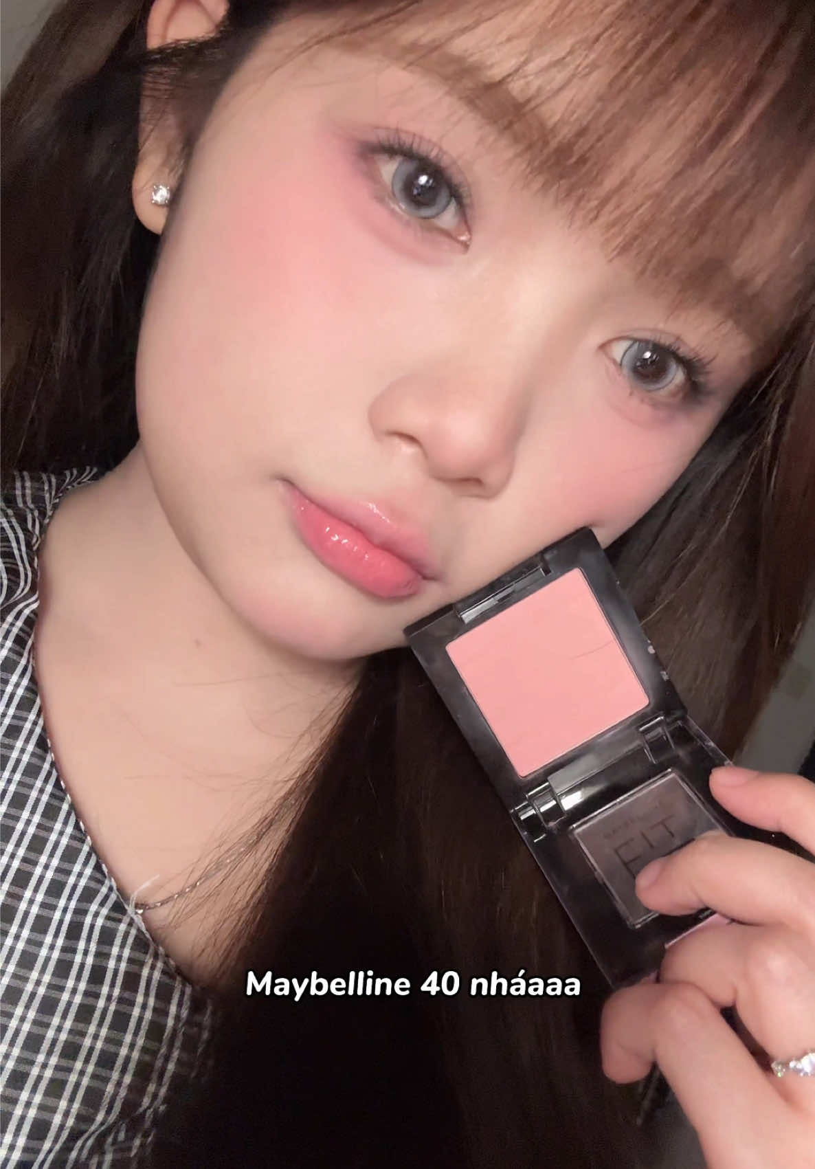 Dùng mỗi màu má hồng này thui cũm xink ùi #makeup #phanmahong #beautytips #maybelline 