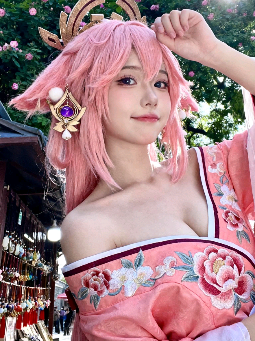 Mãi mãi là bao lâu?#CapCut #cosplay #GenshinImpact #yaemiko #xuhuong 