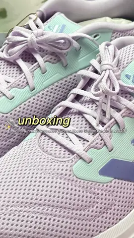 ✨📦unboxing my adidas Running Response Runner Shoes Unisex Purple JQ2539👟💜  [1st pre bd present from myself] 💰6-9-1 bath (🍊AGE-DKQ-PQD) ##unboxing##adidas