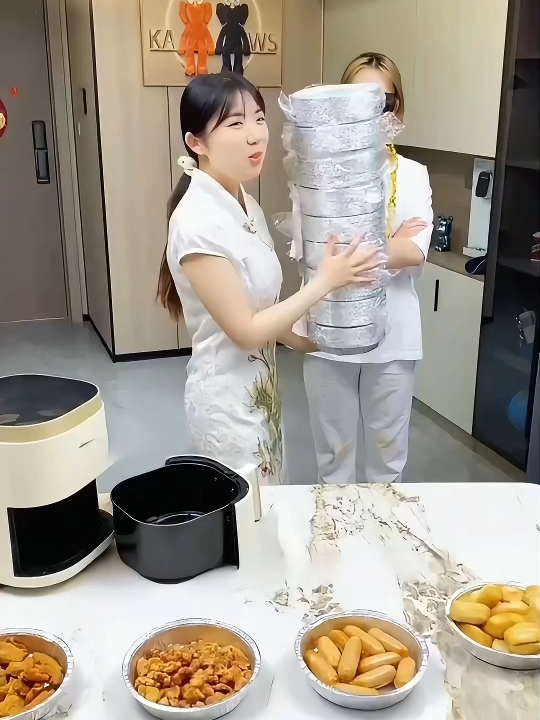 Bác nào dùng nồi chiên thì đừng bỏ lỡ điu hời này.#giaybacchiennuong#giaybaclotnoichienkhongdau#menhienboi#thinhhanh