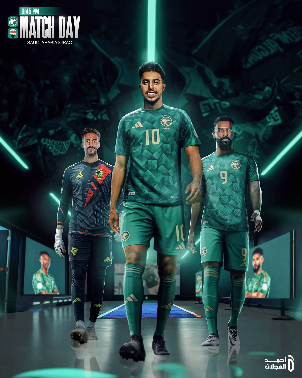 يوم المباراة match day 🔥⚽️ ‏🇸🇦 السعودية 🆚 العراق 🇮🇶  🕙 | 45 : 9 مساءً - بتوقيت السعودية 🏟 | ملعب الإنماء بمدينة الملك عبدالله الرياضية  🏆 | الملحق الآسيوي المؤهل إلى كأس العالم 2026 📺 | بي إن سيورت 