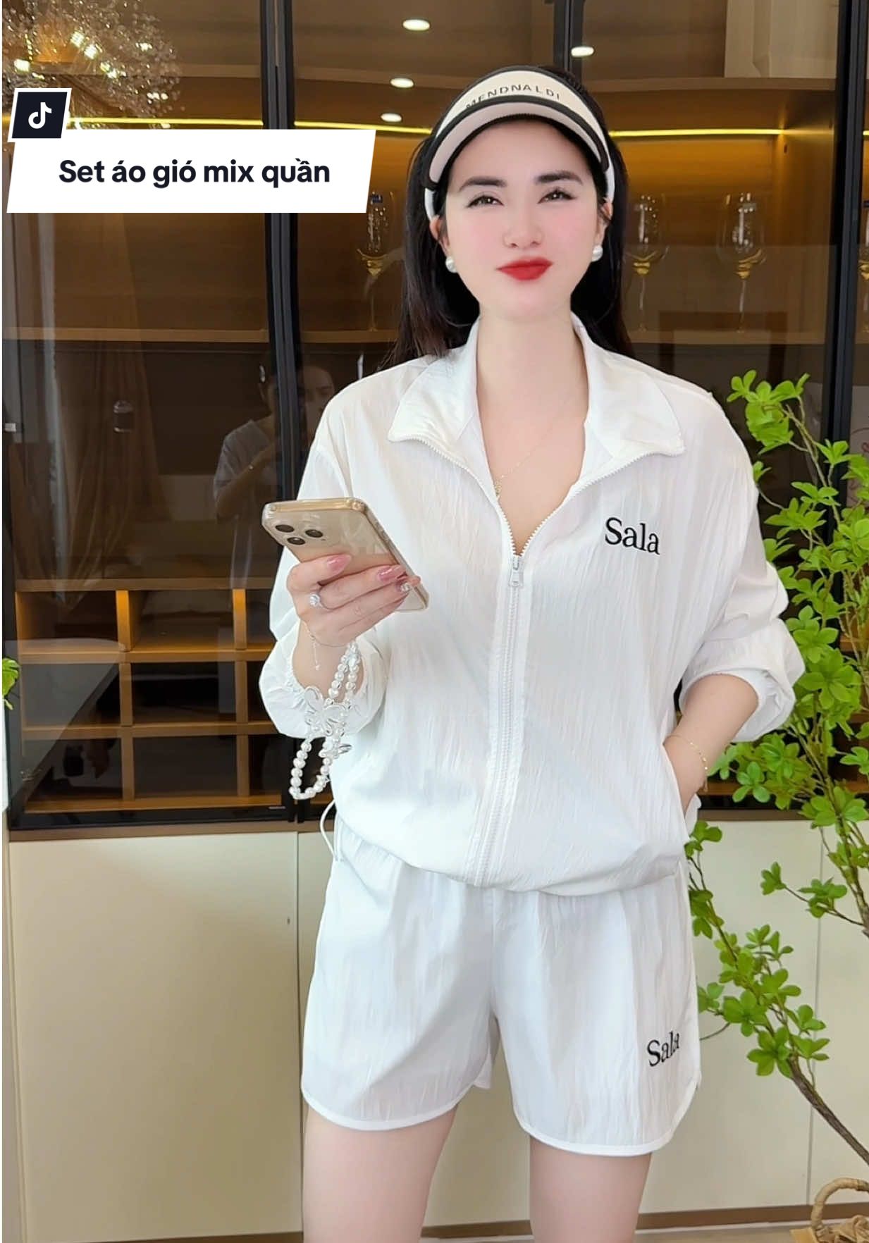 Bộ áo khoác gió dài tay mix quần siêu xinh #thudongxudaily #aokhoacgio #aogio #setbo #setdoxinh 