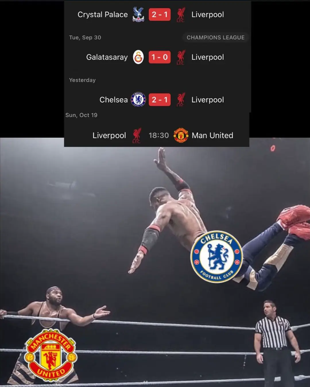 POV: Chelsea to #ManchesterUnited “Your turn to cook 🔥”👀😂🫣 ✅ #Liverpool vs #ManchesterUnited | 19th Oct @ 6:30Pm | Ch.223   #ItsOnDStv #EveryGameThatMatters     