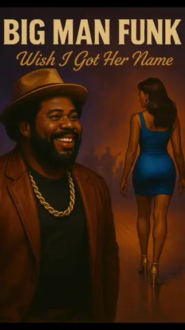 BIG MAN FUNK – “Wish I Got Her Name” A late-night groove straight from the heart of the dance floor. The band was cookin’, the lights were low, and all it took was one look — blue dress, gold heels, and a rhythm that stole the whole room. This song is for the ones who ever felt that spark, that moment you can’t shake long after the music fades. #fyp #viral #trending #music #newmusic     
