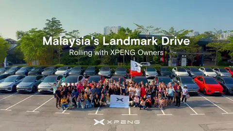 🇲🇾 What a ride! On Sept 20, XPENG owners in Malaysia hit the road for a landmark community drive — proving XPENG's long range, fast charging, and comfort every mile. A perfect way to mark our first year — thank you Bermaz XPENG and all our owners! #XPENG #XPENGMoment #TechInEveryDrive #XPENGOwnerStories