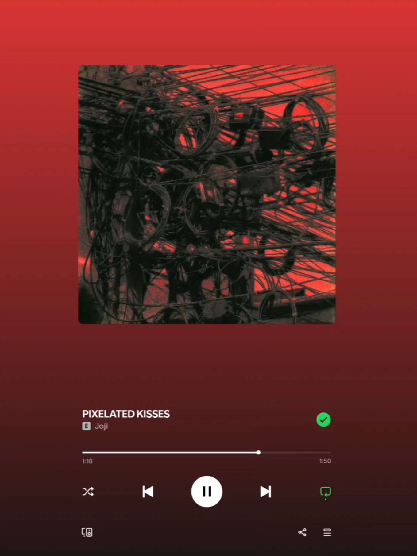 Pixilated Kisses  Joji's new single album in a while  Welcome back King @joji ❤️ #Joji #PixilatedKisses #fyp #newrelease #pinkguy 