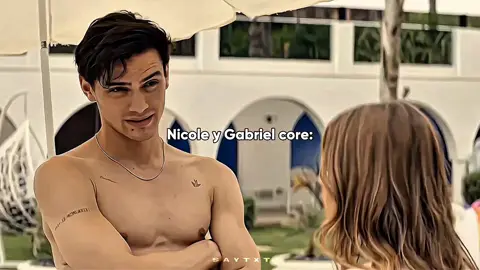 Nicole y Gabriel core: 😂😂💞💞💞 @Nicole Wallace @Gabriel Guevara  #nicolewallace #gabrielguevara #culpamia #culpatuya #culpanuestra 