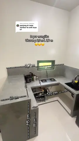 Membalas @3pleshop ini aku buatin versi lengkap nya 🤗 semoga membantu yg lagi cari ukuran meja kompor dan mini bar 🙏🫶#mejakompor #minibar #homedecor #dapurminimalis #fyp 