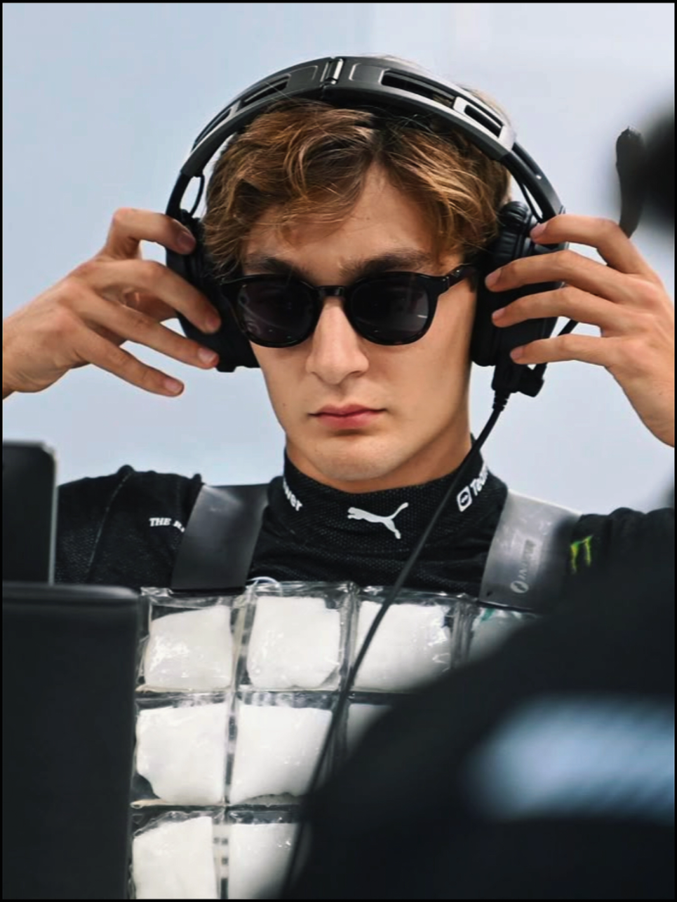 ganteng maximal😎 #georgerussell #gr63 #mercedes #f1 #fyp 