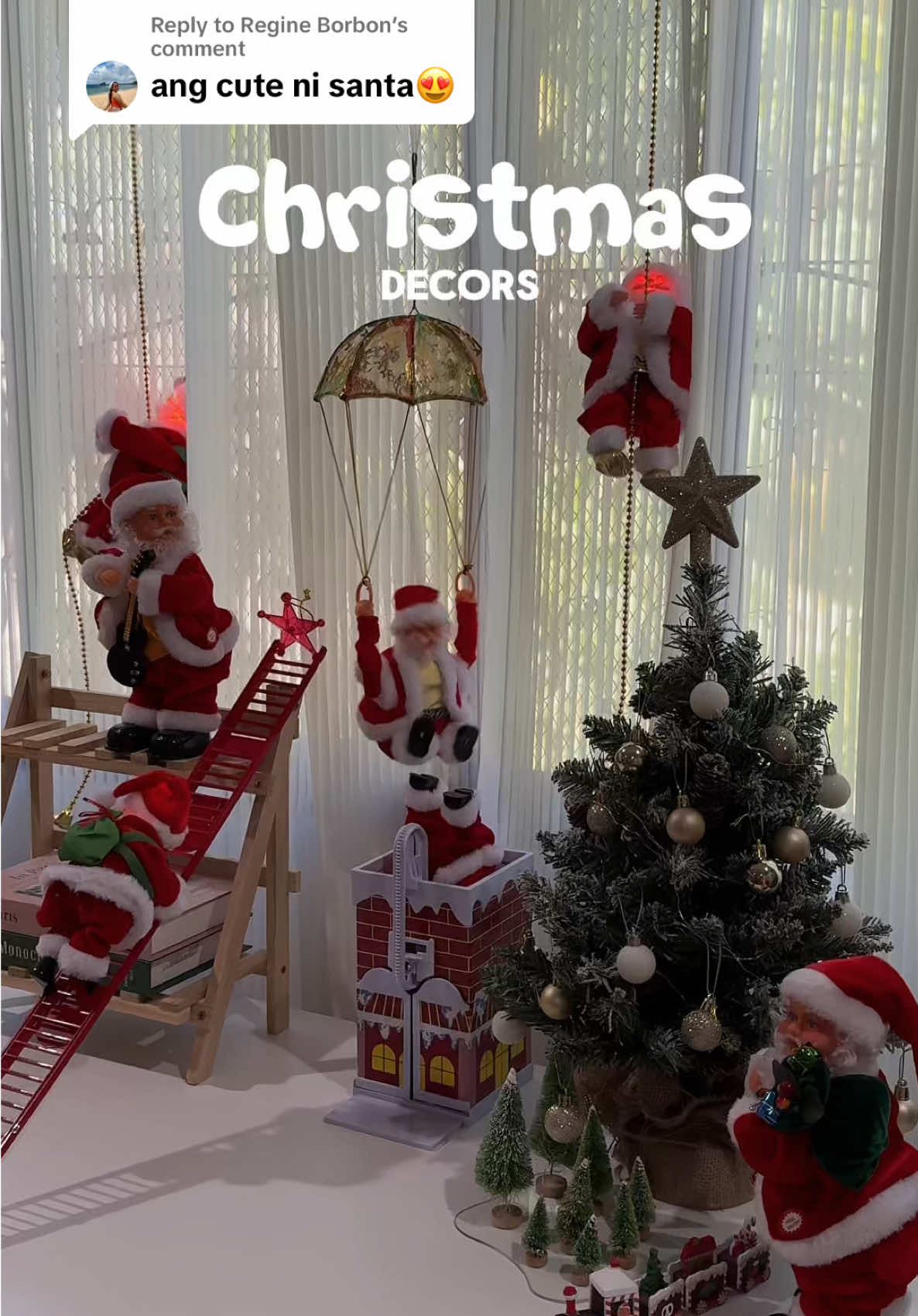 Replying to @Regine Borbon 72 days till Christmas 🎄 #christmasdecors #christmasdecorations #santaclausdecoration 