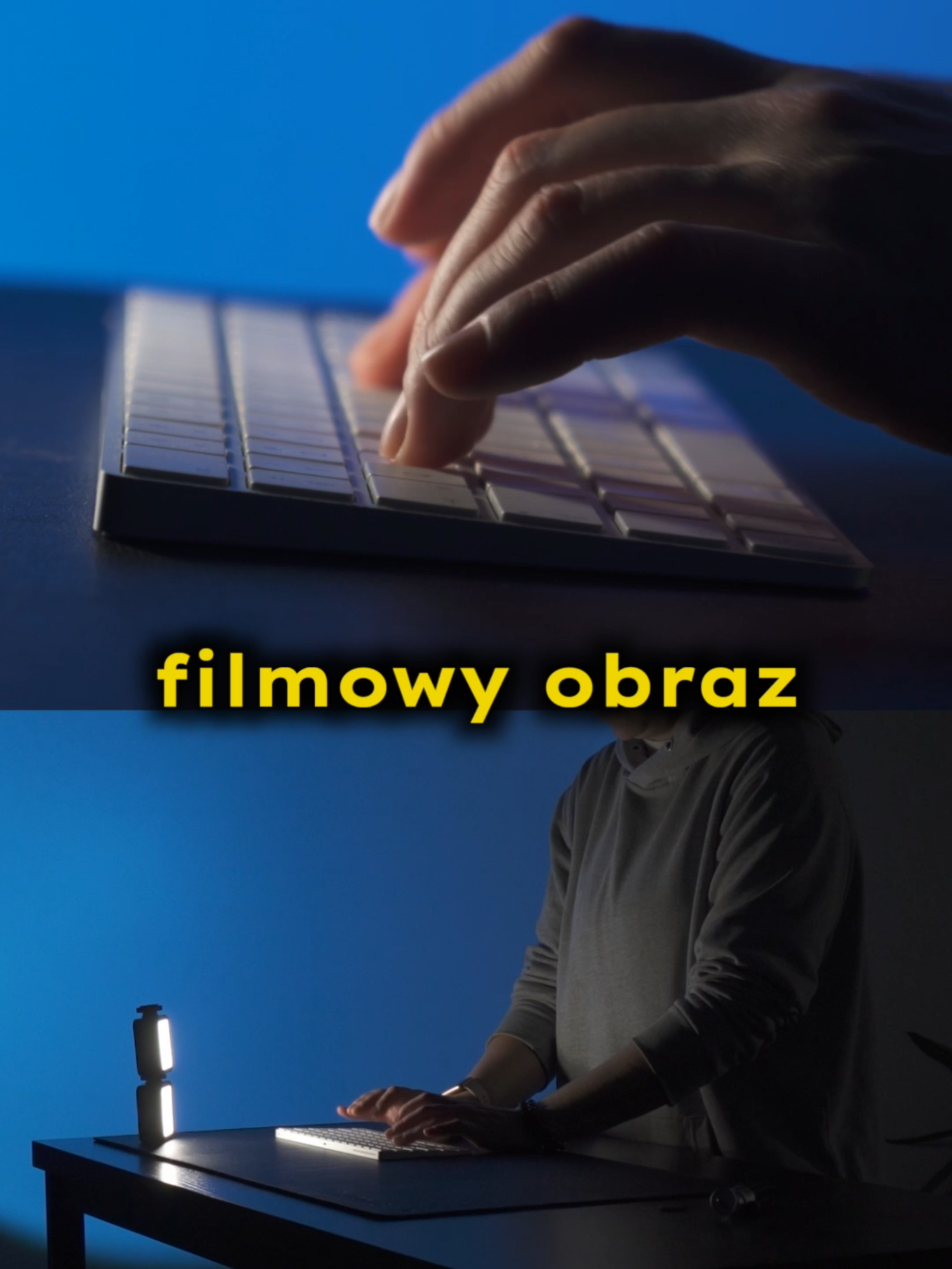 To światło zrobi filmy look nazywany cinematic. Możesz go uzyskać zawsze gdy ustawisz światło, tak aby utworzyło cienie.