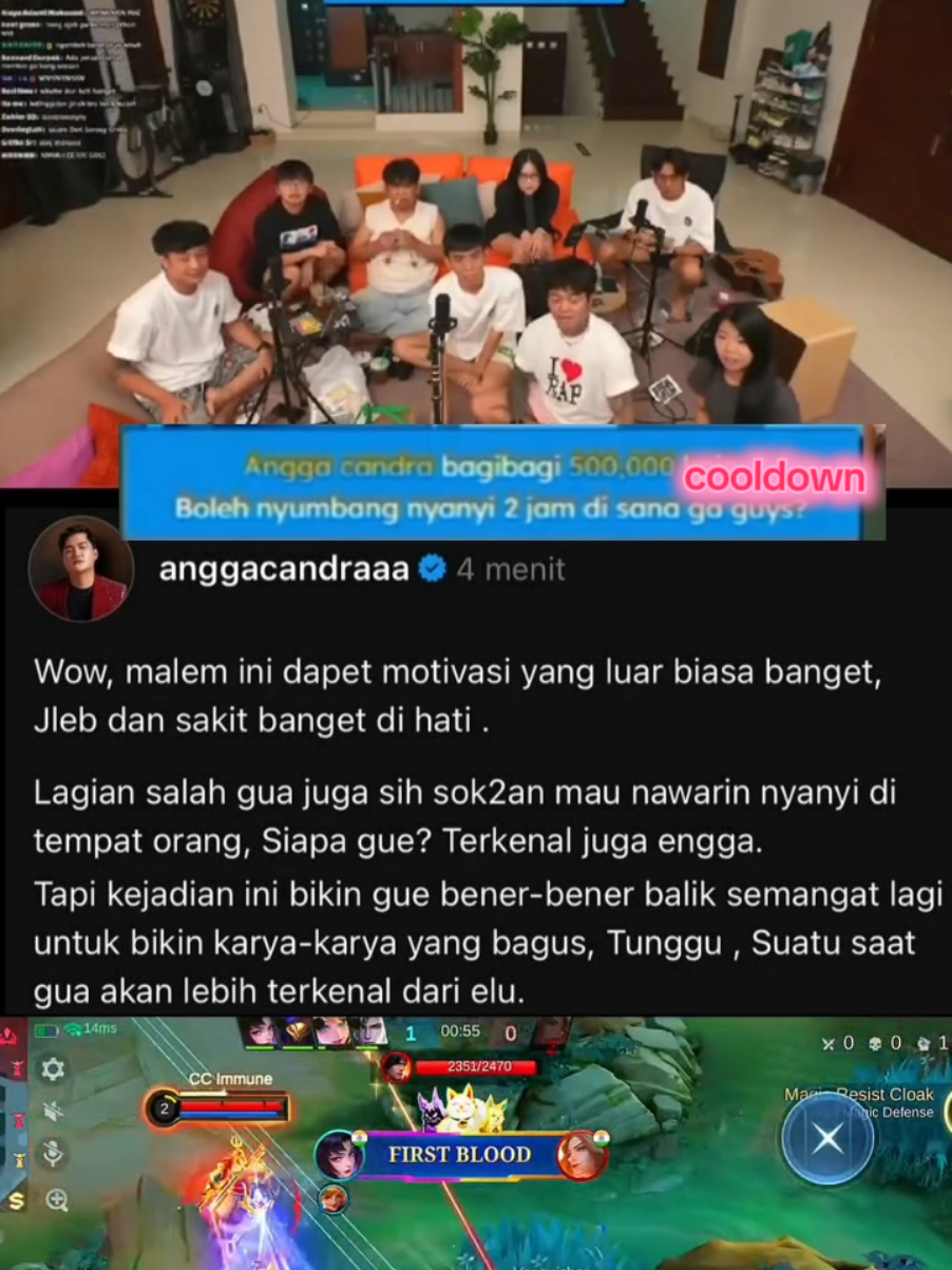 awal mula konflik reza arap dan angga candra #rezaarap #yb #9embiraMabar #TiupLilinBarengFanny #MLBBIDCreator 
