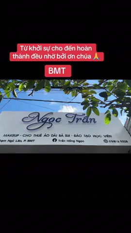 Đứa con tinh thần mới sắp hoàn thành . Từ khởi sự cho đến hoàn thành đều nhờ bởi ơn chúa 🙏#makeupBMT #aodàibàsuiBMT 
