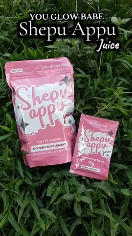 Shepu Appu Juice from YOU GLOW BABE nanakakawala ng cravings at nakaka glow, napaka sarap nito hindi siya lasang gamot...check the yellow basket...☺️💛 #fyp #youglowbabe #shepuappujuice #dietarysupplement 