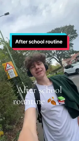 After school routine 📚🍂