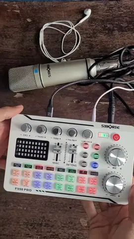 Bộ Soundcard Siborie F998 Pro Và Mic U87 5V Hiệu Năng Âm Thanh Ổn Định LE3T #soundcard #soundcardkaraoke #siboriesoundcard 