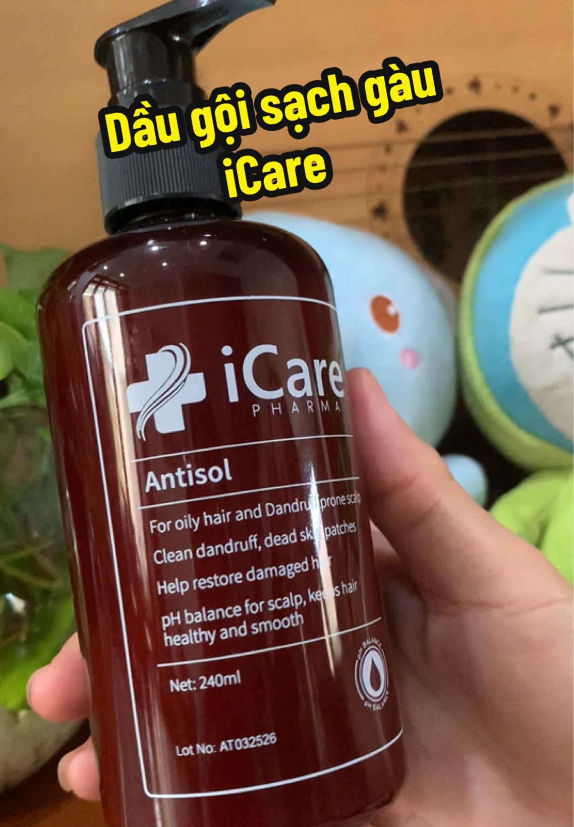 Dầu gội sạch gàu iCare hiệu quả lắm ạ, giảm ngứa nấm mảng, gàu mảng, hàng chính hãng#daugoiicare#daugoisachgau #daugoitrinam #nguyenthanh0486 