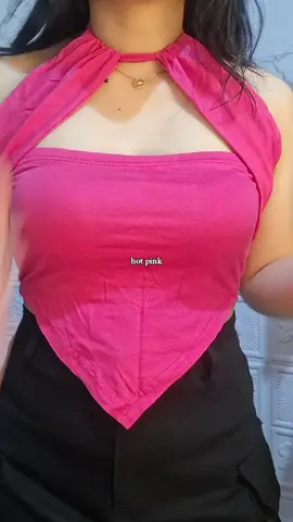 ready hot pink nya beb 🥰🥰 #tanktopsexy #tangtopcrop #tanktopcrop 