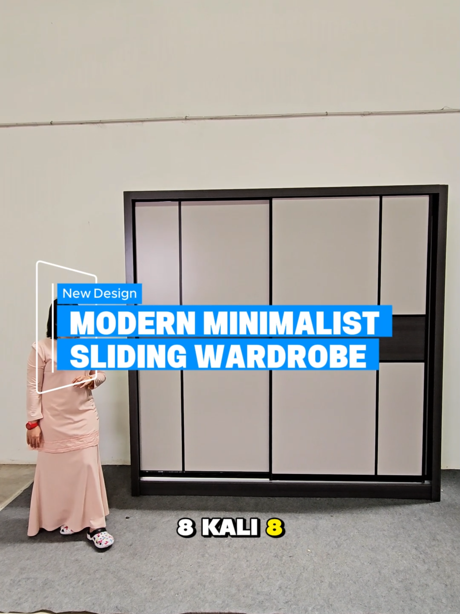 🖤 Modern Minimalist Sliding Wardrobe — Kemas. Bergaya. Eksklusif. . Nak bilik nampak luas, kemas, dan bergaya? 😍 Ini dia 👉 8ft x 8ft Modern Minimalist Sliding Wardrobe yang tengah jadi pilihan ramai! ✅ Ruang gantung besar — semua outfit boleh muat! ✅ Kompartmen luas — takde lagi barang berselerak ✅ Laci ada kunci — simpan barang penting dengan tenang ✅ Kukuh & tahan lama — confirm puas hati  . 💨 Cepat tau! Stok tengah laju habis 🔥 📲 Tekan sekarang dan bagi bilik anda gaya moden yang wow setiap hari! #slidingwardrobe #modernwardrobe #bilikidaman #bilikmodern #wardrobemalaysia #homedecormalaysia #bedroommalaysia #furnituremalaysia #bilikkemas #bilikcantik #wardrobedesign #biliksetup #minimaliststyle #bilikmewah #interiormalaysia #bedroominspo #bedroomaesthetic #storageidea #homeorganization #modernbedroom