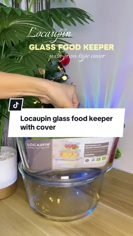 Grabe yayamanin na glass food keeper with press type cover sobrang ganda sa personal, check out na habang available pa lahat ng sizes #locaupin #glassfoodkeeper #airtightfoodcontainer #foodcontainer #foodkeeper #glassfoodcontainer #KitchenFindsPH 
