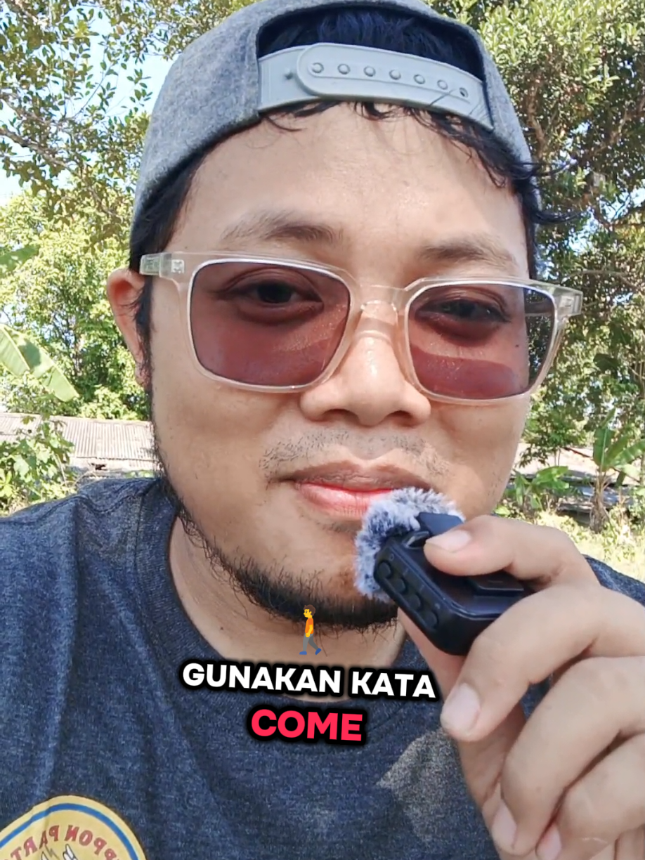 Belajar bahasa Inggris: mari kita pakai kata come = datang  #english #kursusbangalan 
