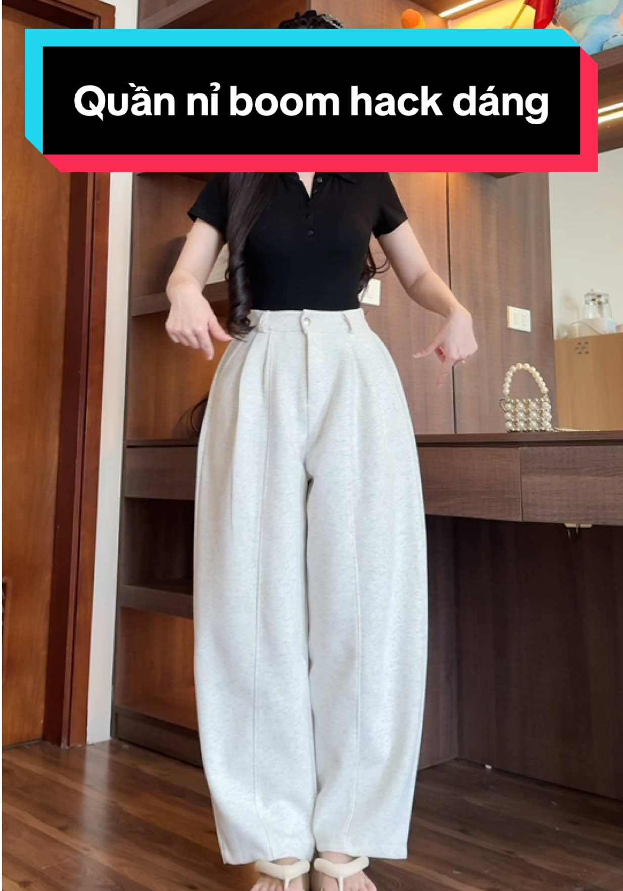 Quân boom ép mịn hot lắm ạ #xuhuong #quanhottrend #phanhriviuuu #outfitideas #L 